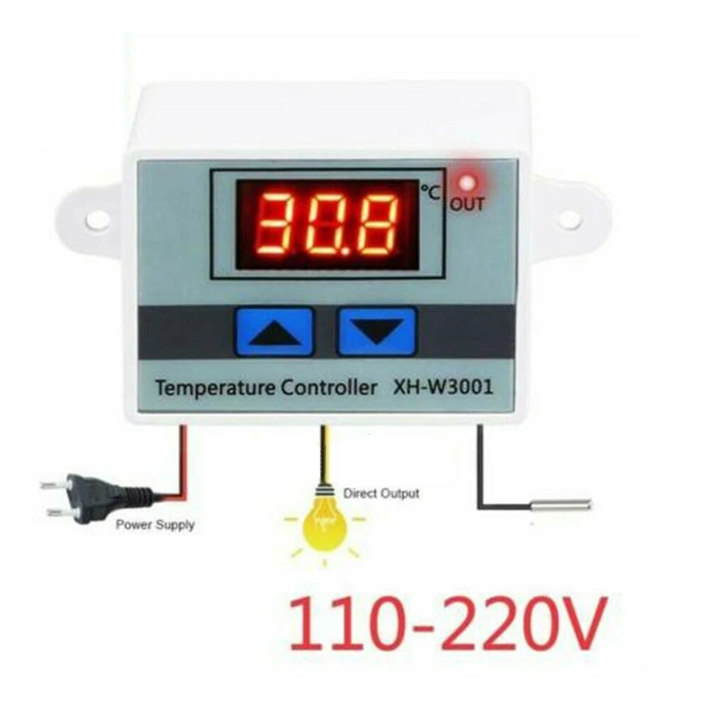 

Accurately Monitor and Control Temperature with our 110V Incubator Digital Temperature Controller Probe Tester