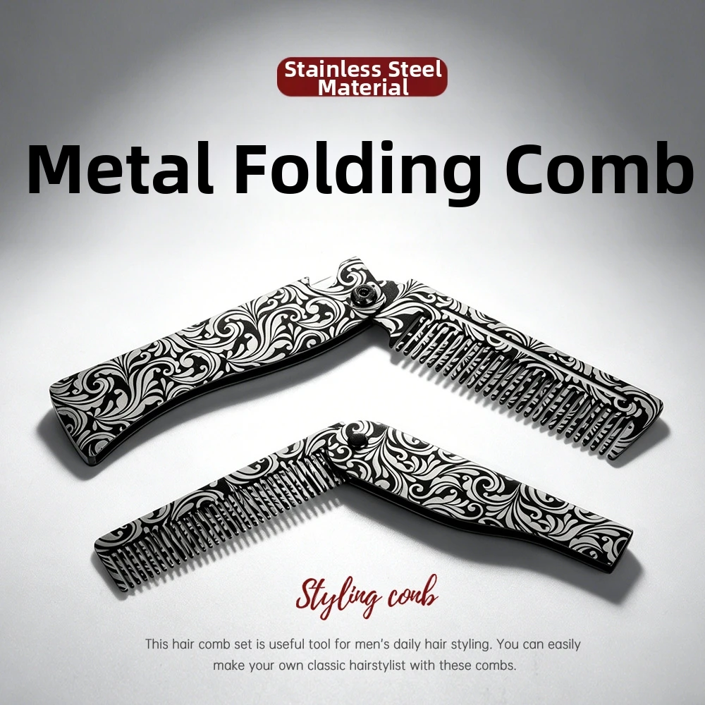 Stainless Steel Folding Hair C - Men'S Grooming Tonic 评论和价格