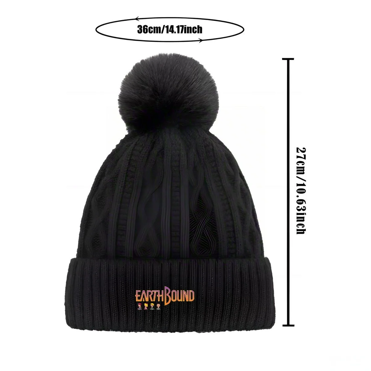 الرأس والعيون الهروب من نص Tarkov EFT تحت عنوان - Etsy New Unisex Pom Pom Knit - قبعة شتوية دافئة متعددة الألوان #5