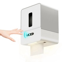 Automatic Paper Towel Dispenser Touchless Wall Mount Smart Electric Roll Paper Towel Dispenser With Night Light For Bathroom