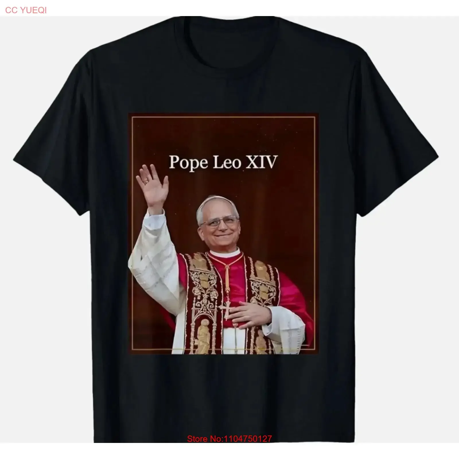 Pope Leo XIV T Shirt s  vintage Washed designer clothes graphic fashion Unisex homme Slightly Top For Everyday Wear Stylish