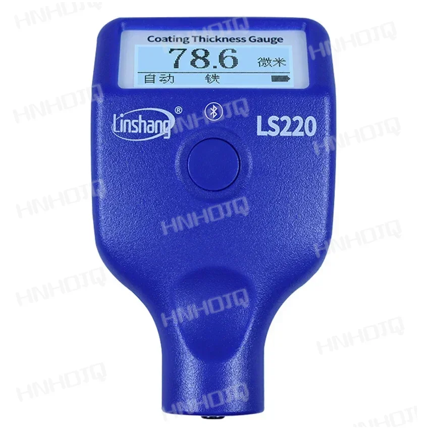 Paint Coating Thickness Tester 0-3500μm 0.1μm Fe NFe Probe Gauge LS220 for Auto Car Paint Film Thickness Gauge -20℃ LCD Screen