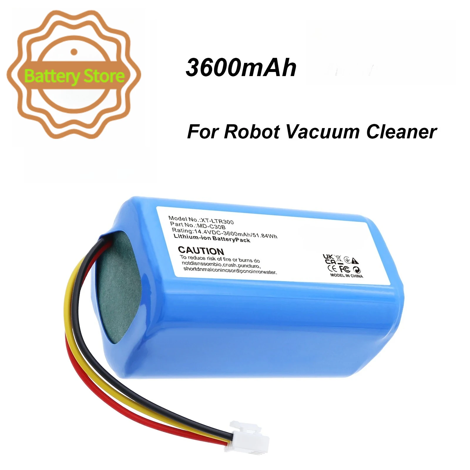 3600mAh Battery For Kitfort  KT-545 iBoto  Smart Aqua X420GW Smart C820W Aqua Smart L920SW Aqua REDMOND RV-R630S R640S R650S