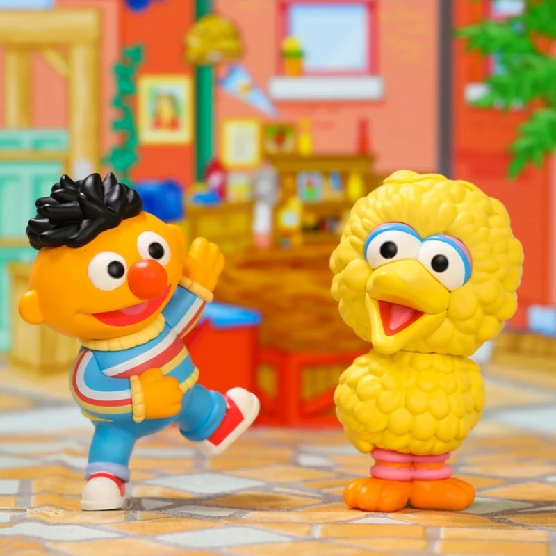 

POP MART Sesame Street Basics Blind Box Mystery Box Kawaii Ornaments Figurines Home Decor Desktop Model Dolls Gilrs Gift Model