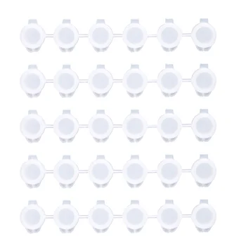 30 Stuks Mini Lege Verf Pod Strips Verf Strips Plastic Opslagcontainers