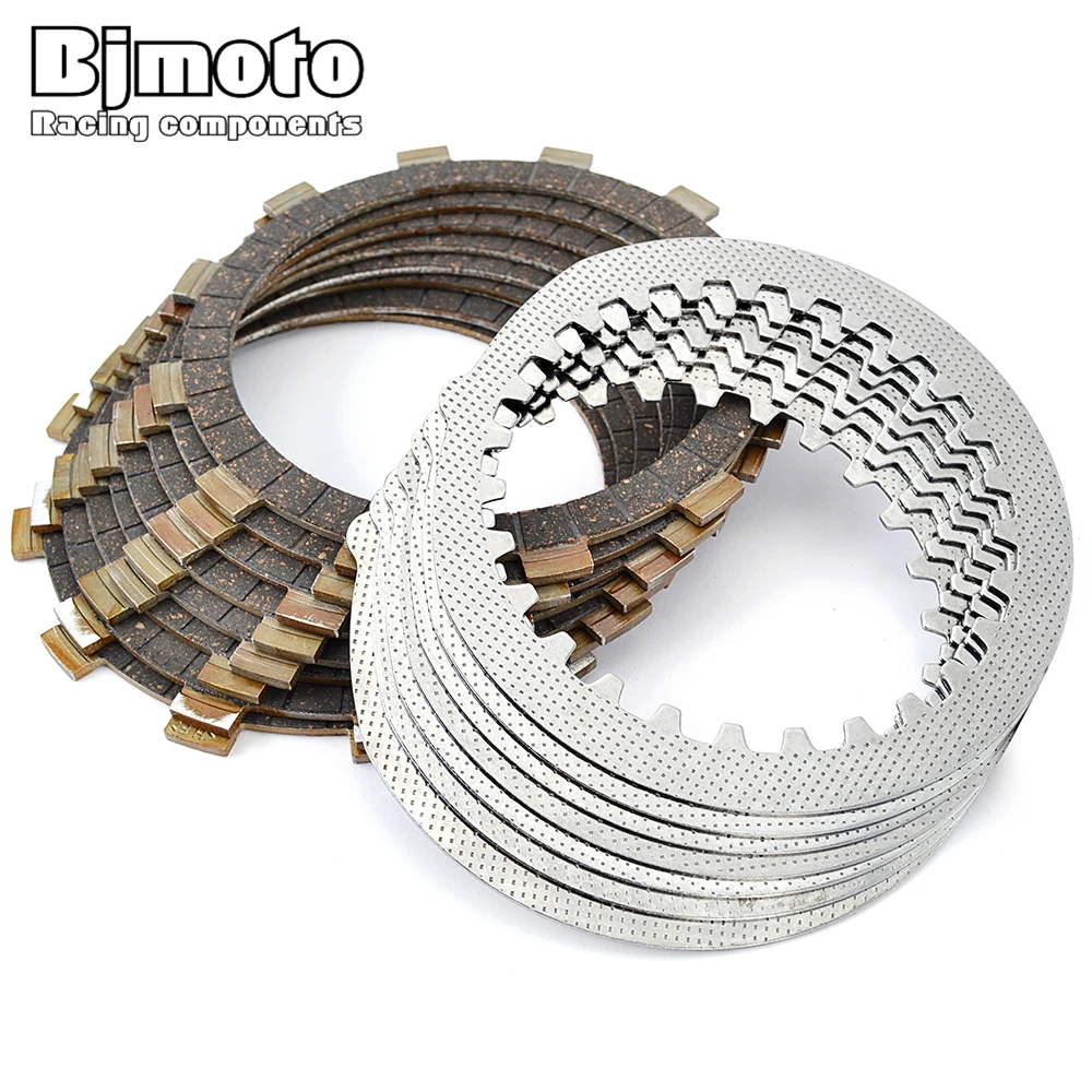 Clutch Friction Disc Plates For Yamaha XJ550RH XJ550H XJ550 1981 4H7-16321-0 4H7-16321-02 7 5Y1-16331-01 1 371-16325-00 7 1.2