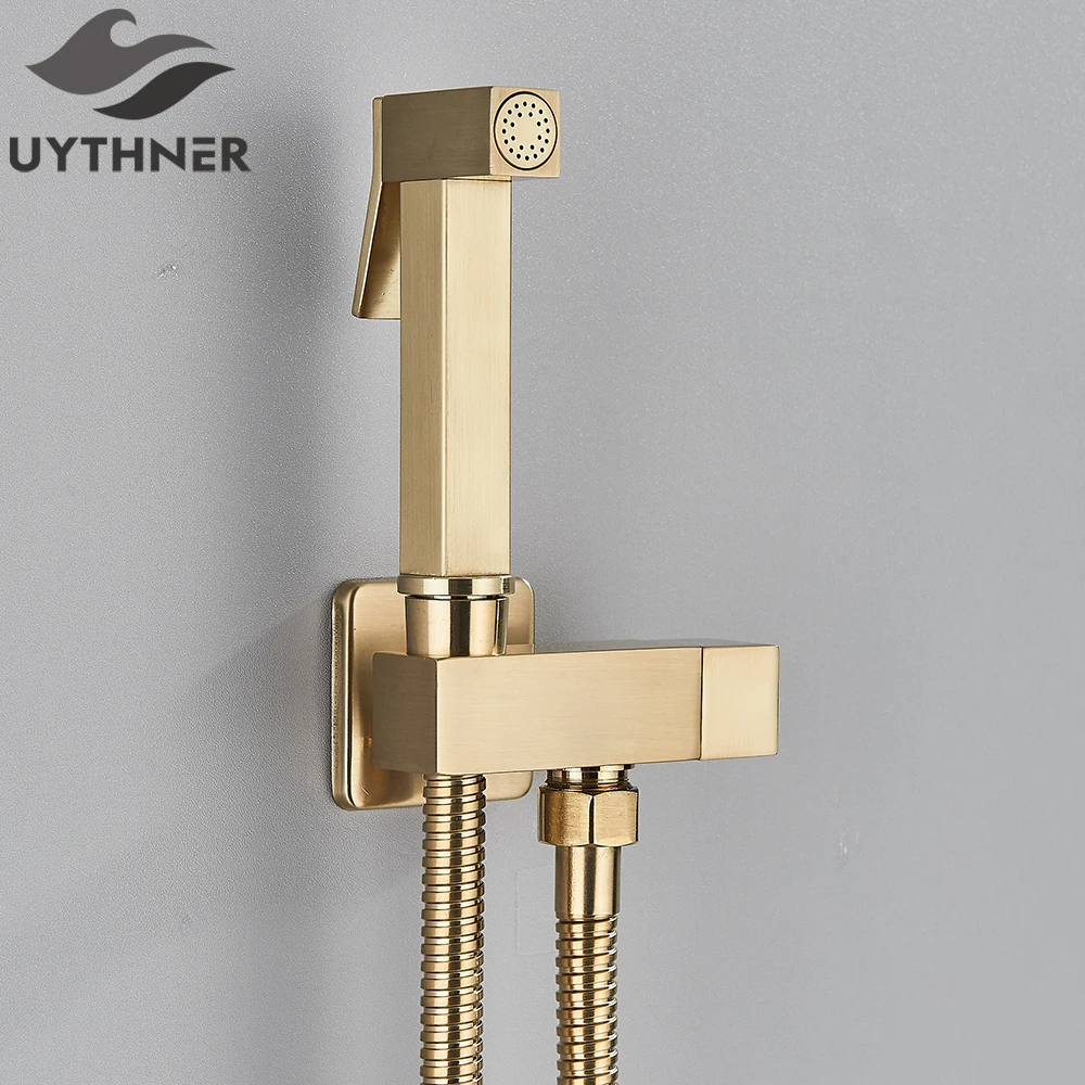 Uythner Badkamer Bidet Kraan Messing Kraan Wasmachine Mixer Enkel Koud Water Douche Sproeier Hoofd Kraan Wc Kranen Wc Handvat Jet