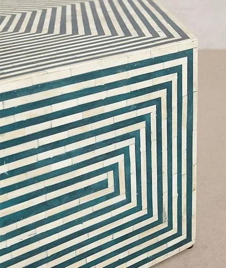 #Modern Luxury Round MDF Wood Coffee Table with Mother of Pearl Inlay Customizable Home Furniture Living Room Made in Vietnam