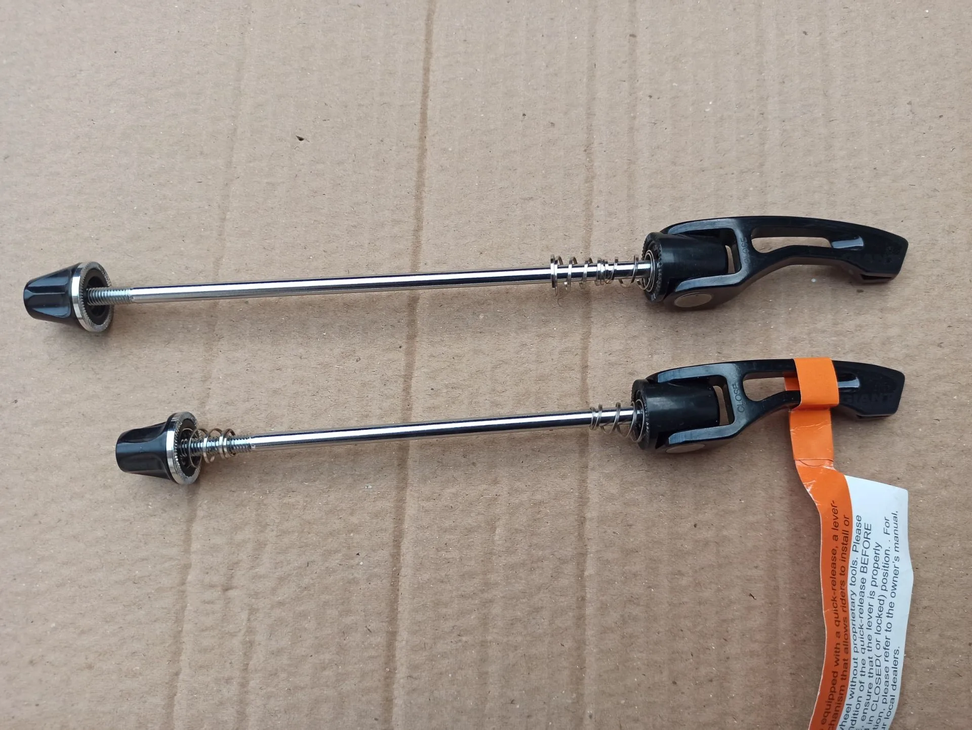 for Giant MTB Bike Skewers Quick Release 135mm 100mm front & Rear Set Bicycle part