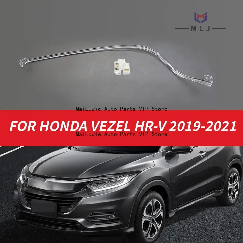 

Acrylic Tubes For Honda Vezel HR-V 2019-2021 DRL chip White LED Headlight Guide Daytime Running Light Replace Car Accessories