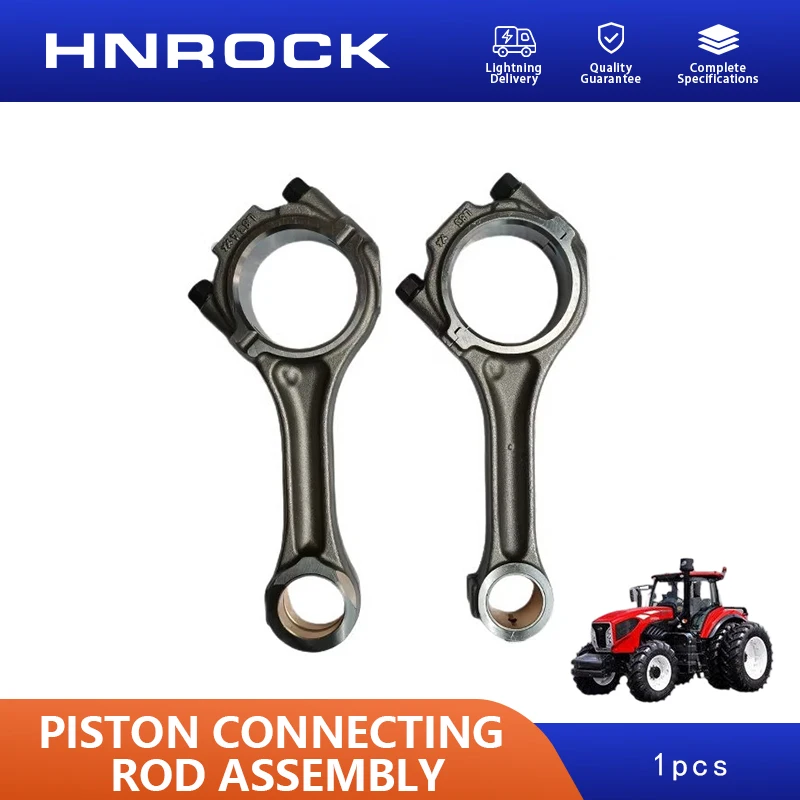 NUEVO conjunto de biela y varilla de conexión, piezas de biela 4RAZ 4RZW-1A 6M3L-A 4M3L-A para piezas de motor de tractor Dongfanghong