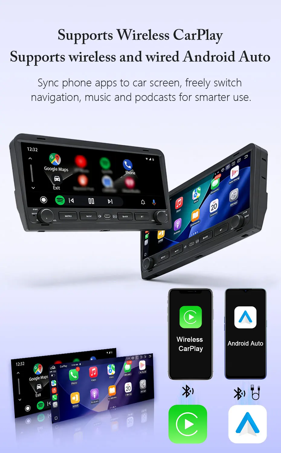 9,3-Zoll Android 16 für BMW E90 318i 320i E91 E92 2008-2012 Autoradio GPS-Navigation Kabelloses CarPlay Auto WiFi Bluetooth QLED-Bildschirm – Detail 7