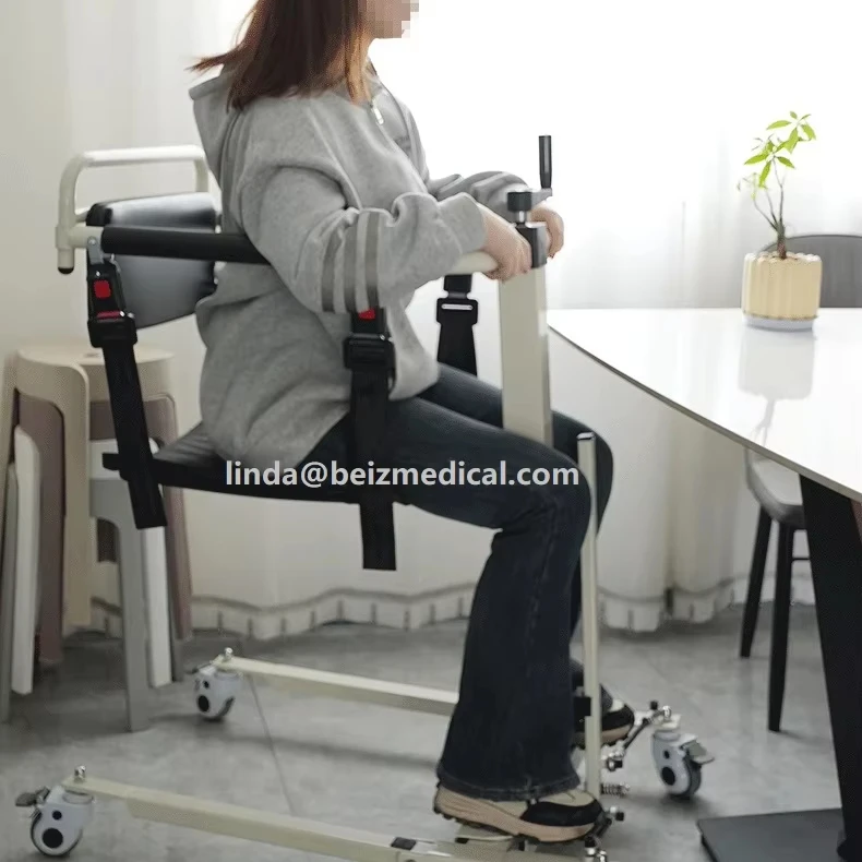 

Legs Can Be Opened Transfer Wheelchair Lift Chair Manual Lift Chair Adjustable Seat Cushion Adjustable Height Width - BZ-L22
