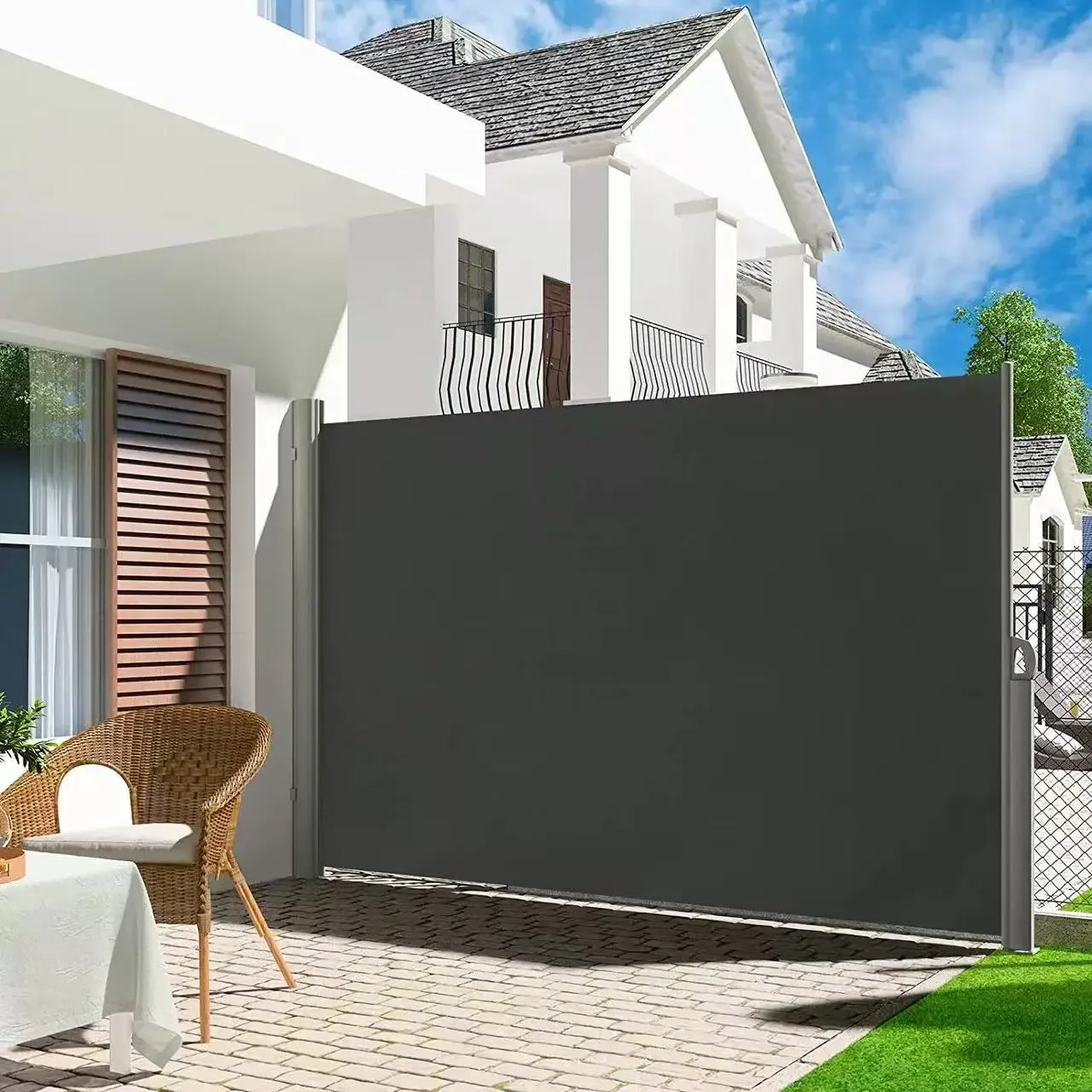 2026 Shade Screen Blinds Large Size Indoor/Outdoor Living Windproof for Bathroom Kitchen Bedroom Office Built-in Windproof