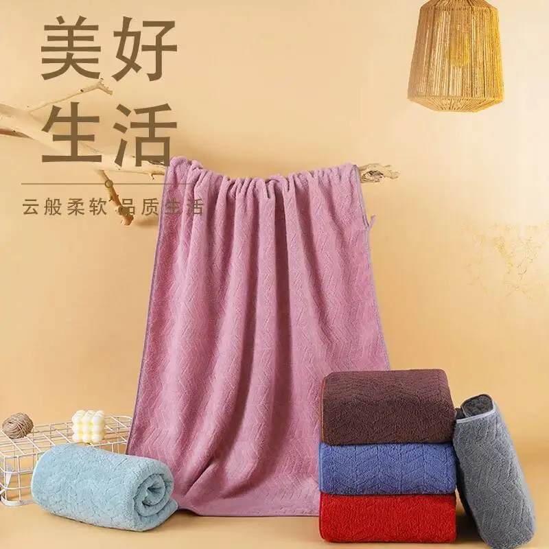 1 pz asciugamano da bagno per adulti addensato asciugamano per il viso per la pulizia ad asciugatura rapida per la casa asciugamani in microfibra regalo