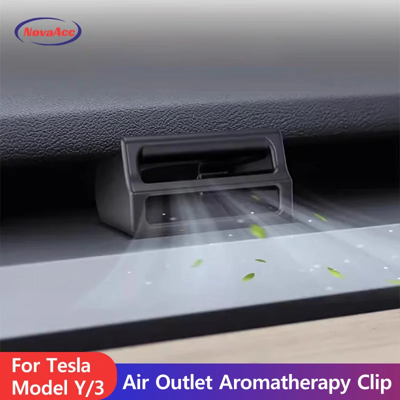 Air Outlet Aromatherapy Clip for Tesla Model Y 3 Interior Accessories For Tesla Model 3 Y Car Interior Clip Storage Accessories