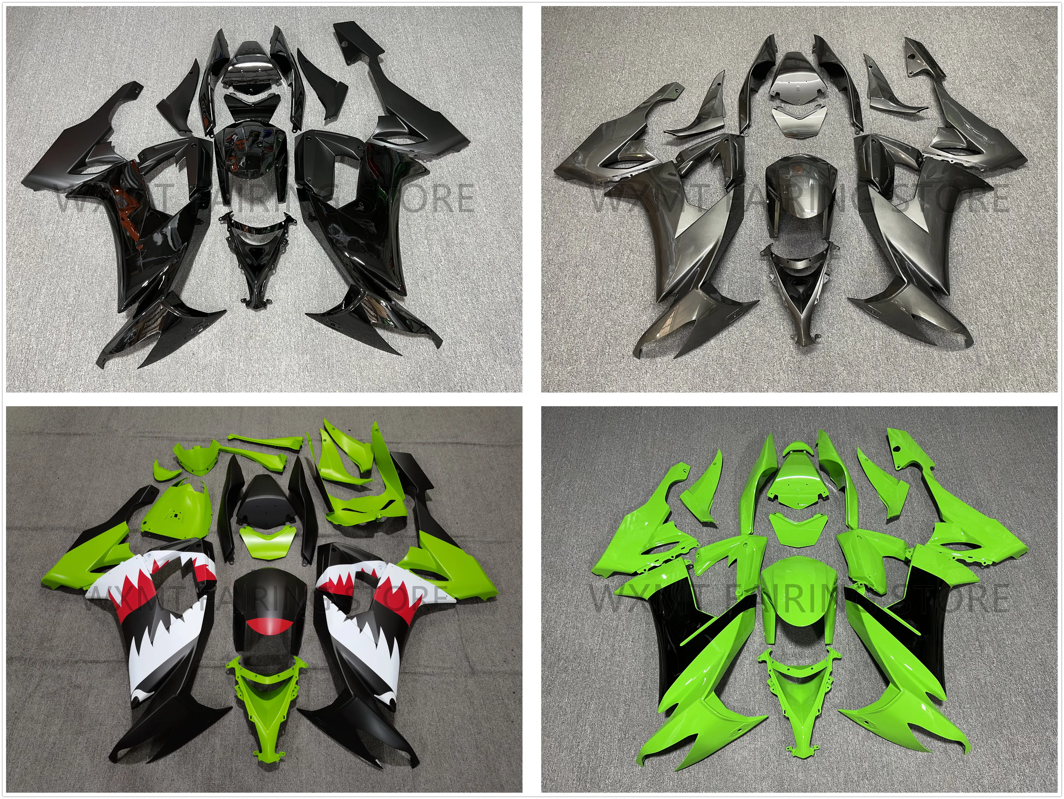 New ABS Motorcycle Whole Fairings Kit for Ninja ZX-10R ZX10R 10R 2008 2009 2010 zx 10r 2008 2009 2010 ZX10 bodywork fairing kits