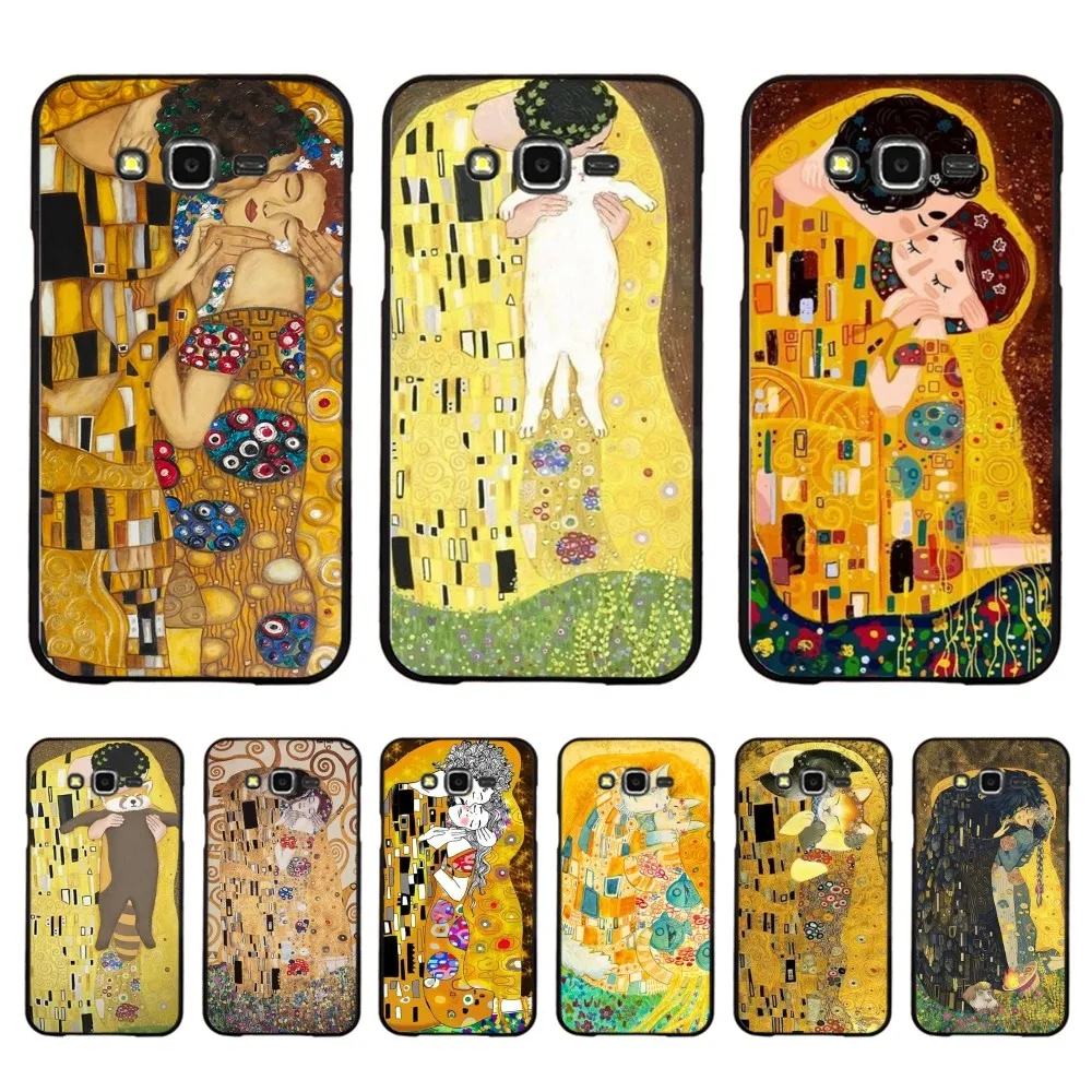 

Kiss Gustav Klimt Phone Case For Samsung J 7 plus 7core J7 neo J6 plus prime J6 J4 J5 Mobile Cover