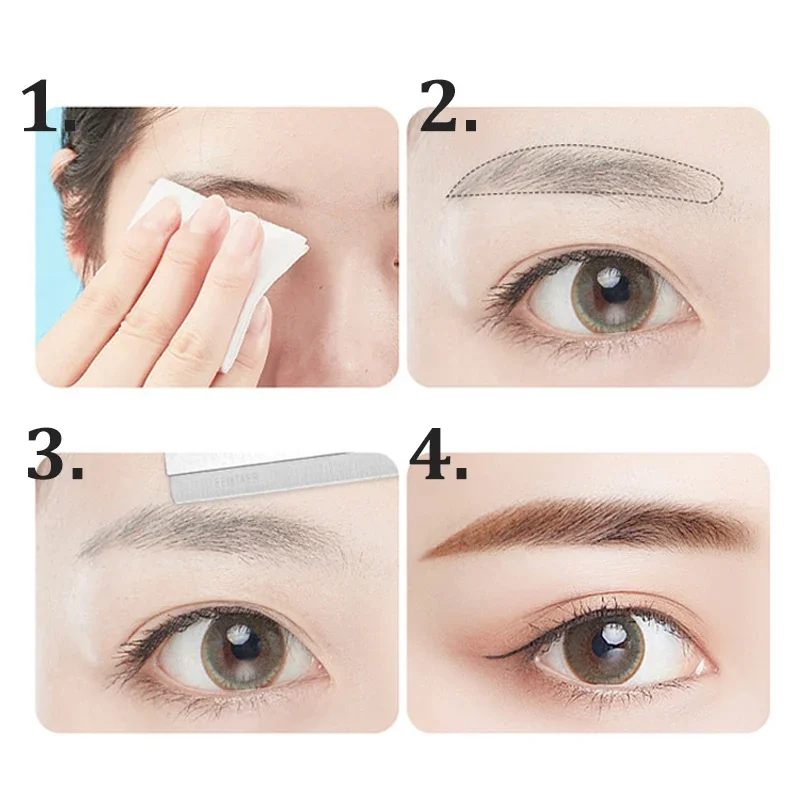 EyebloggBlade en acier inoxydable, outil de maquillage spécial, 1 boîte, 2 boîtes, 5 boîtes