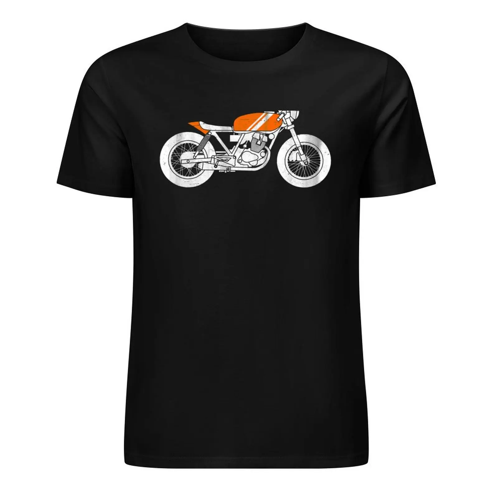 Café Racer – Reverse T-Shirt oversizeds graphic shirts summer tops fitted t shirts for men