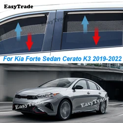 For Kia Forte Cerato K3 BD Sedan 2019-2022 Magnetic Car Sunshade Sun Visor Mesh Curtain Side Window Sunscreen Heat Insulation