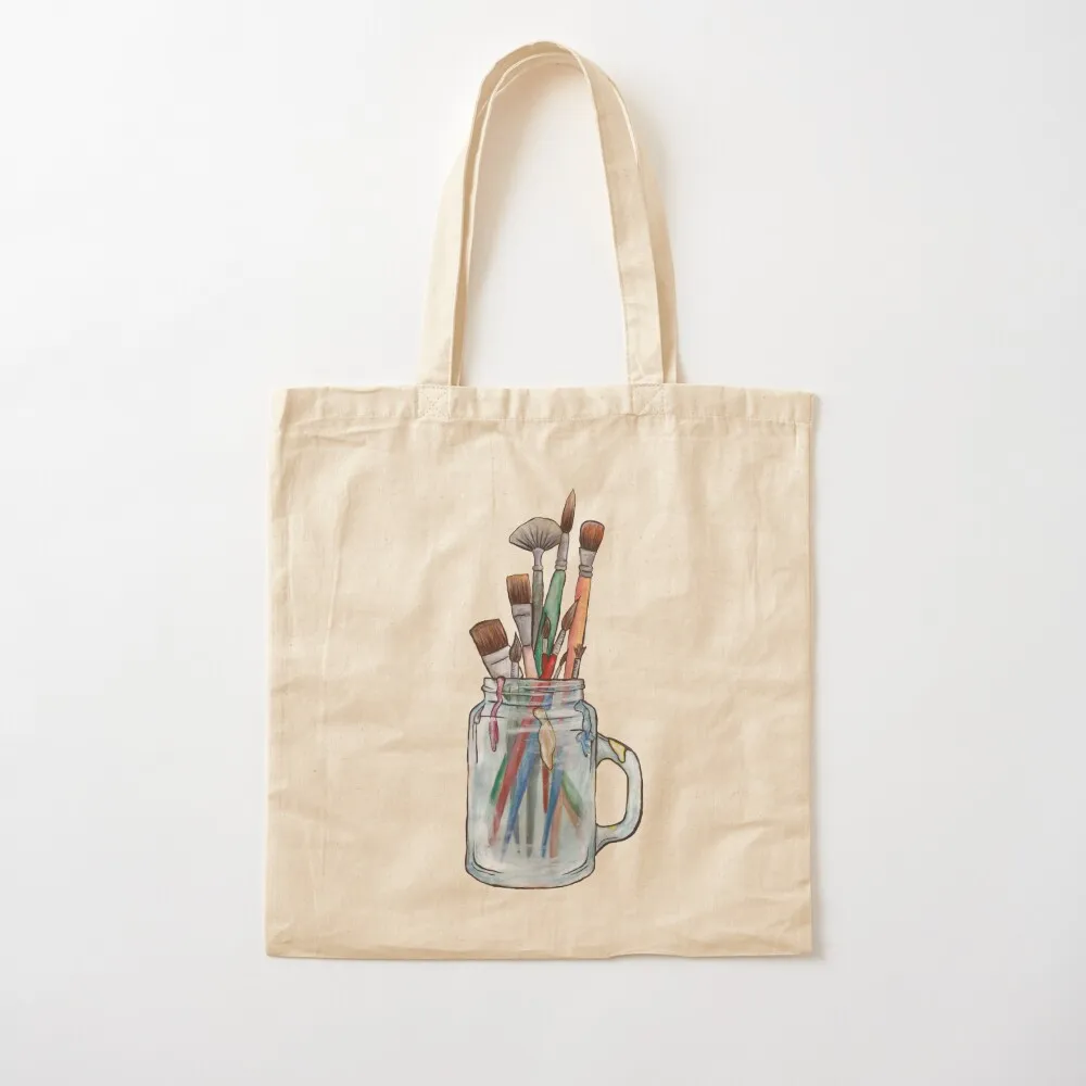 Paint brushes - No background Tote Bag Woman shopper bag Gift bag Cloth canvas tote