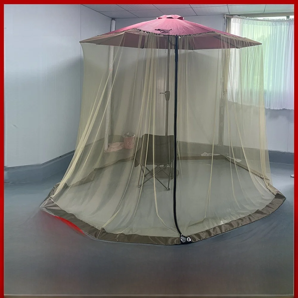 

Outdoor Roman Umbrella Mosquito Net Double Door Courard Sunade Umbrella Cover Home Daily Use Rainproof Moisture Proof