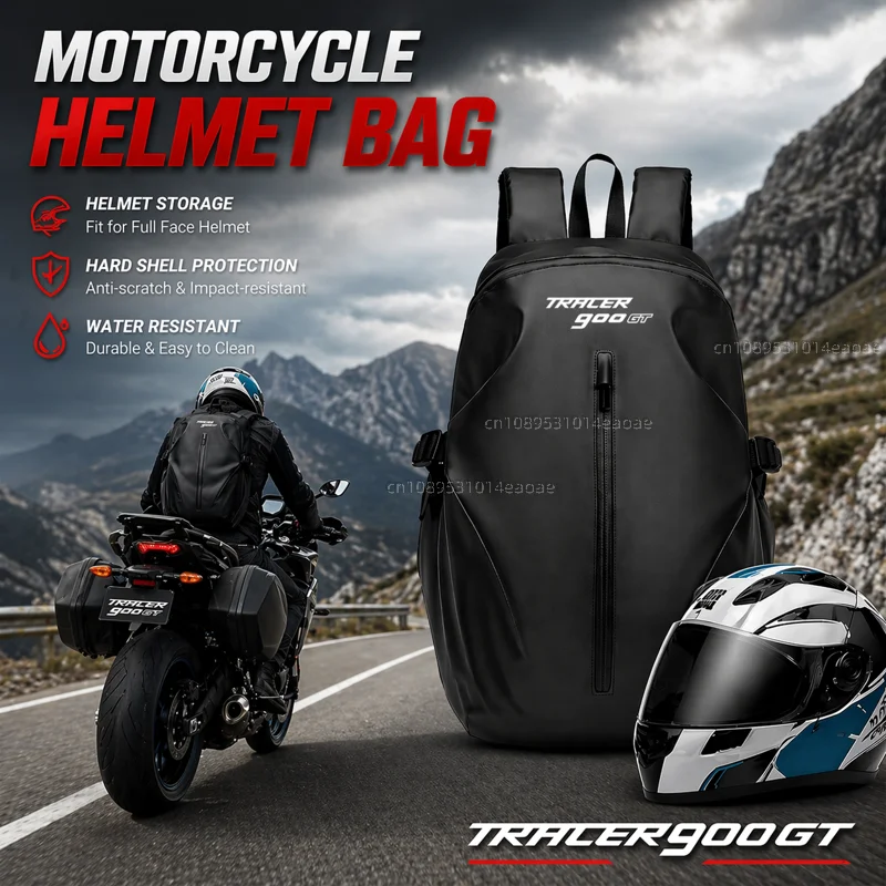 

Knight Backpack Motorcycle Helmet Bag Travel Equipment Waterproof Large Capacity For YAMAHA TRACER 900GT 700GT 700 900 GT MT09