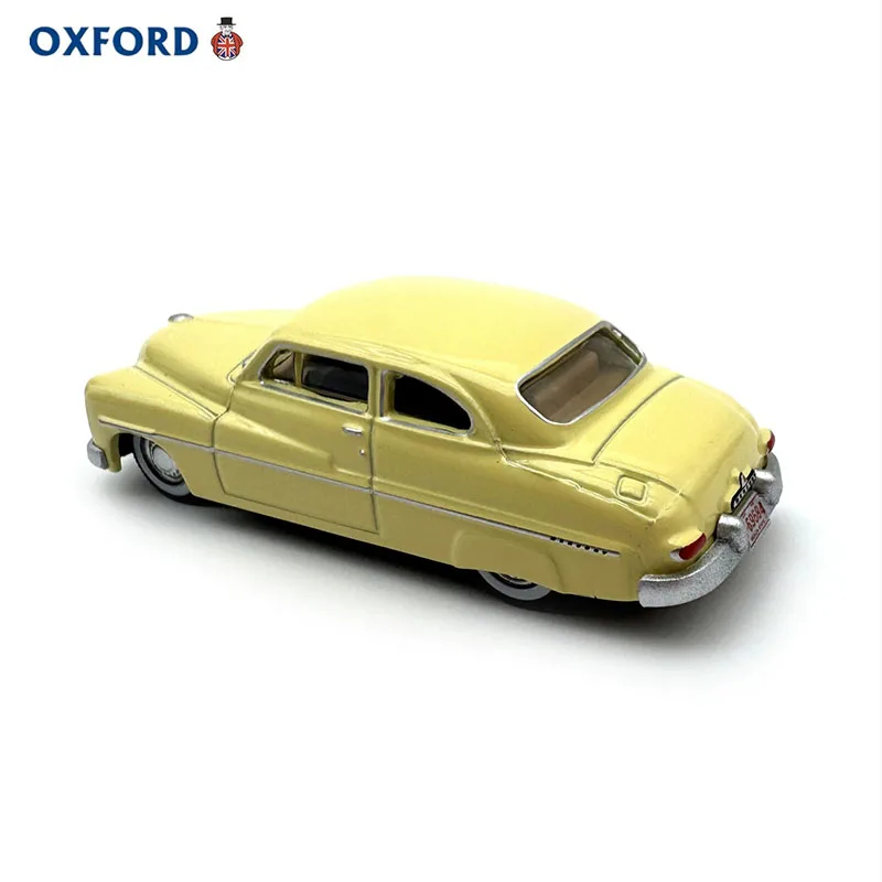 

OXFORD Diecast 1: 87 Scale 1949 8 Coupe Hoist yellow Vintage Alloy Car Model Static Decoration Collectibles Gift Toys