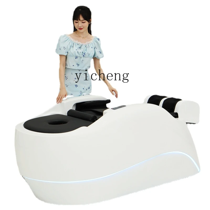 

ZC Massage Shampoo Bed Head Treatment Water Circulation Fumigation Hair Salon Flushing Bed Automatic Electric Shampoo Bed