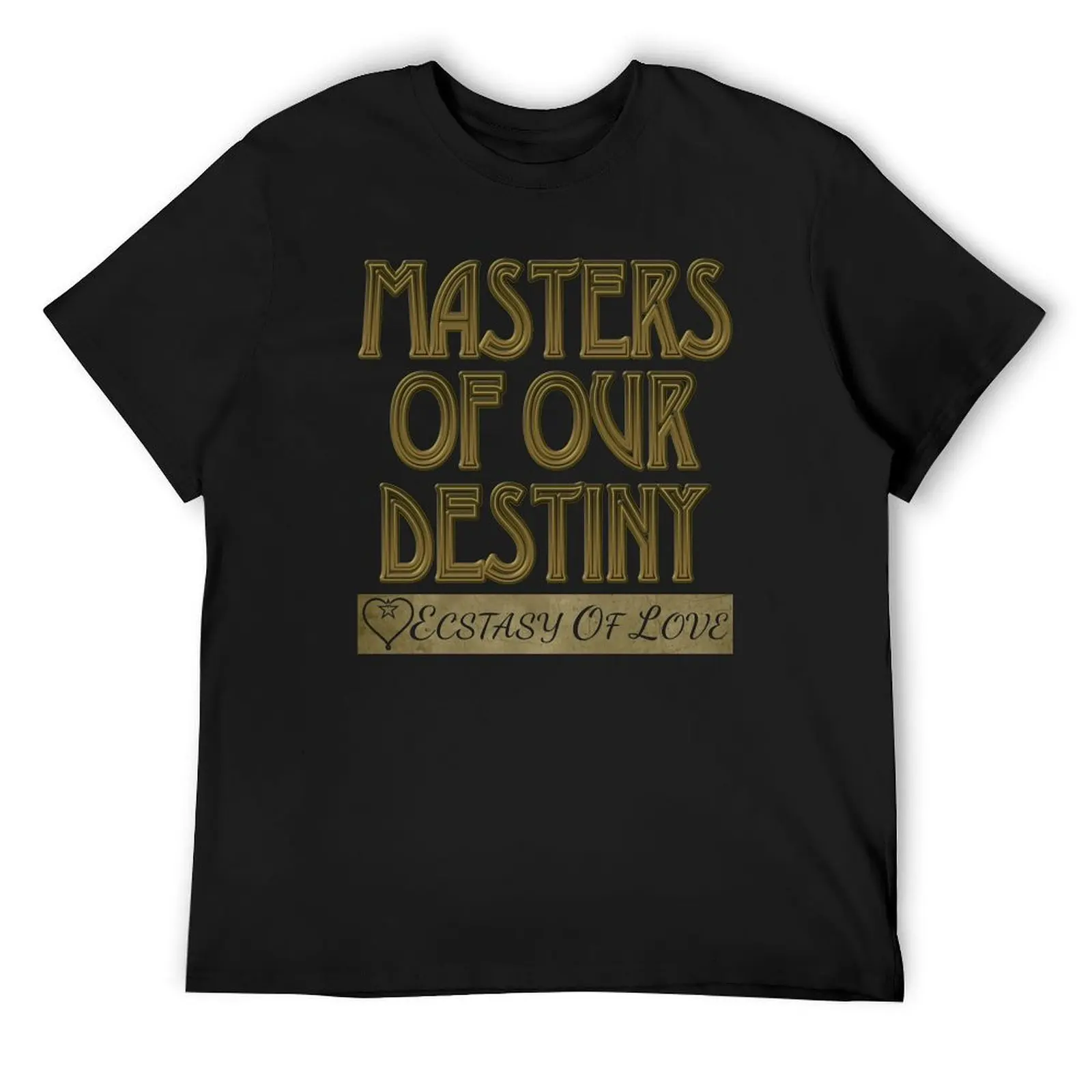 

Masters Of Our Destiny GOLD T-Shirt Man t-shirt aesthetic clothes Funny t-shirt vintage vintage t shirt men