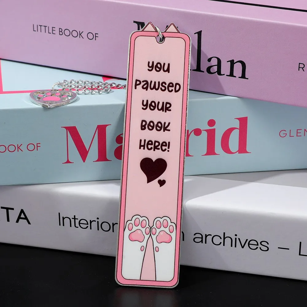 علامة مرجعية معدنية لطيفة على شكل قطة تم كفورها هنا ملحقات كتاب عاشق القطط لتزيين الكتب والقرطاسية واللوازم المكتبية