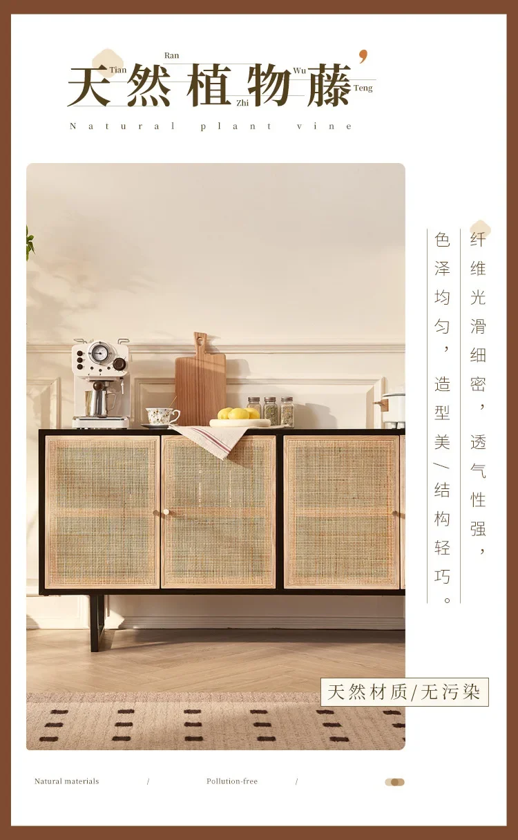 خزانة تخزين سوداء بسيطة، خزانة خشبية صلبة منزلية قديمة، خزانة تخزين ذات سعة كبيرة بأربعة أبواب #6