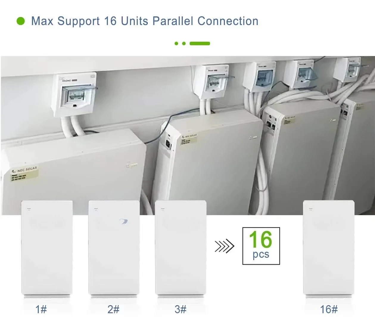 المنزل الصناعي 10Kwh 30Kwh 40Kwh Lfp تخزين الطاقة الشمسية بطارية ليثيوم الجهد العالي 20Kwh 20 Kwh تخزين تجاري