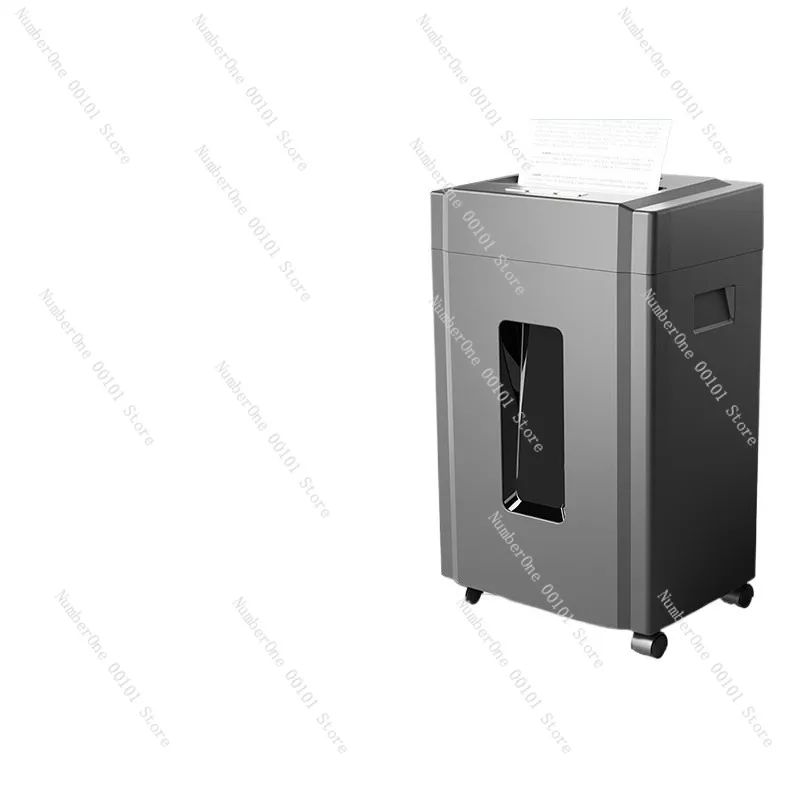 Heavy Duty 25L Paper Shredder, 30L Office Document Destroyer, High Power Cross Cut for Files CD Card Media