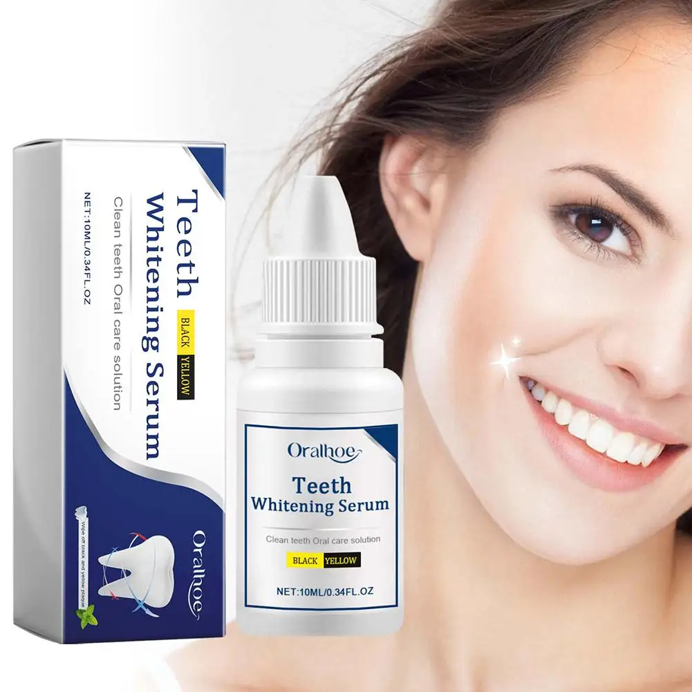 Cleaning Tooth Whitening Essence Effective Remove Plaque Serum Fresh Teeth Yellow Stains Breath Serum Removal Tooth Toothpa A2I8