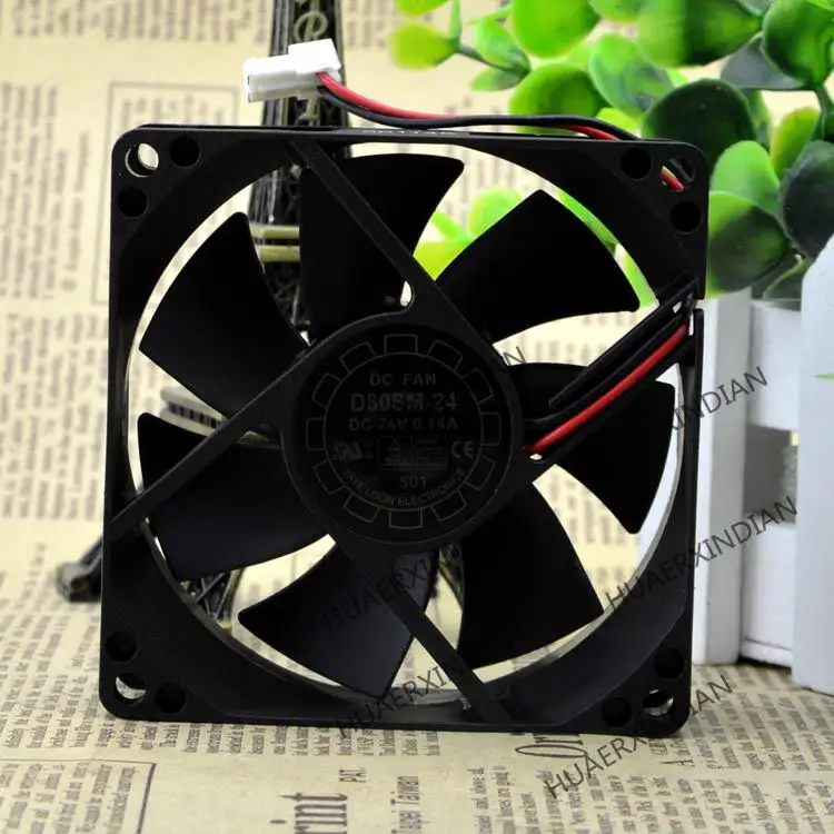 جديد/D80SM-24 8 سنتيمتر 24 فولت 0.14A مجموعة مروحة التبريد التجمع