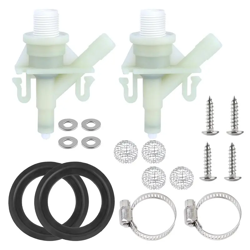 For Dometic 300 310 320 RV Toilet Replacement Parts Water Valve Kit 385311641 For Traveler Vacuflush Toilets Repair