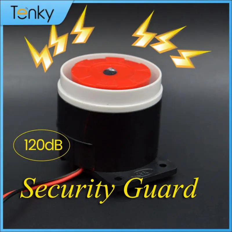 Easy Installation Wired Siren Versatile Use High Decibel Attention-grabbing Alarm Loud And Clear Sound Audio Plug Indoor Use