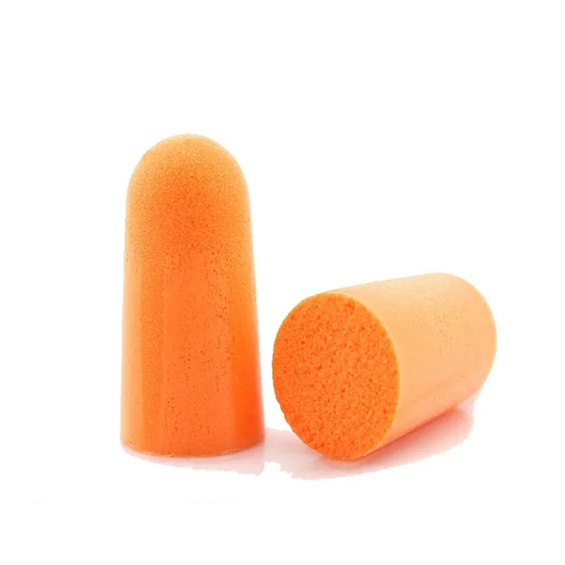 100PCS/50 Pairs Comfort Earplug Noise Reduction Foam Soft Ear Plugs Noise Reduction Tapered Earplugs Protective for Sleep Travel