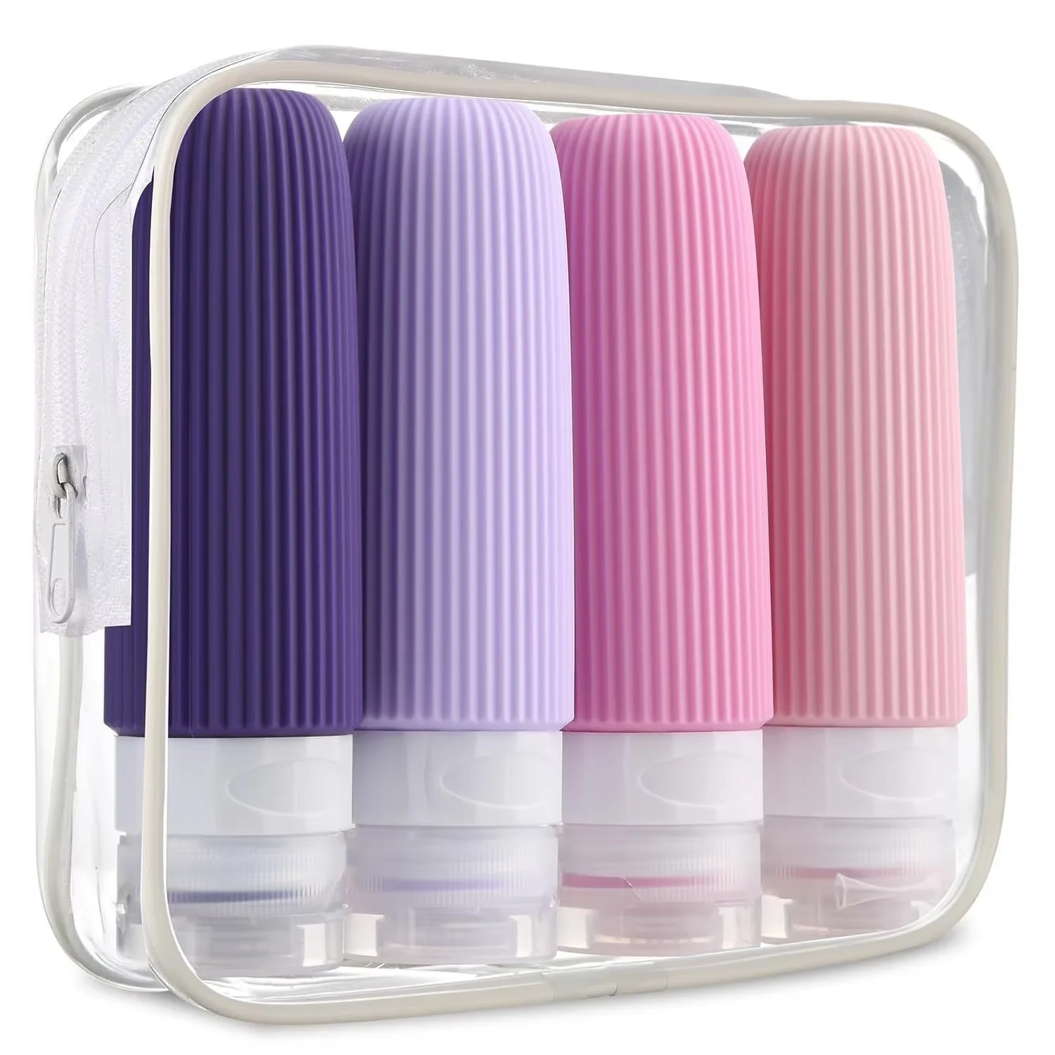 Toiletry Bag Tsa - 90ML Silicone Travel Bottle TSA Approved