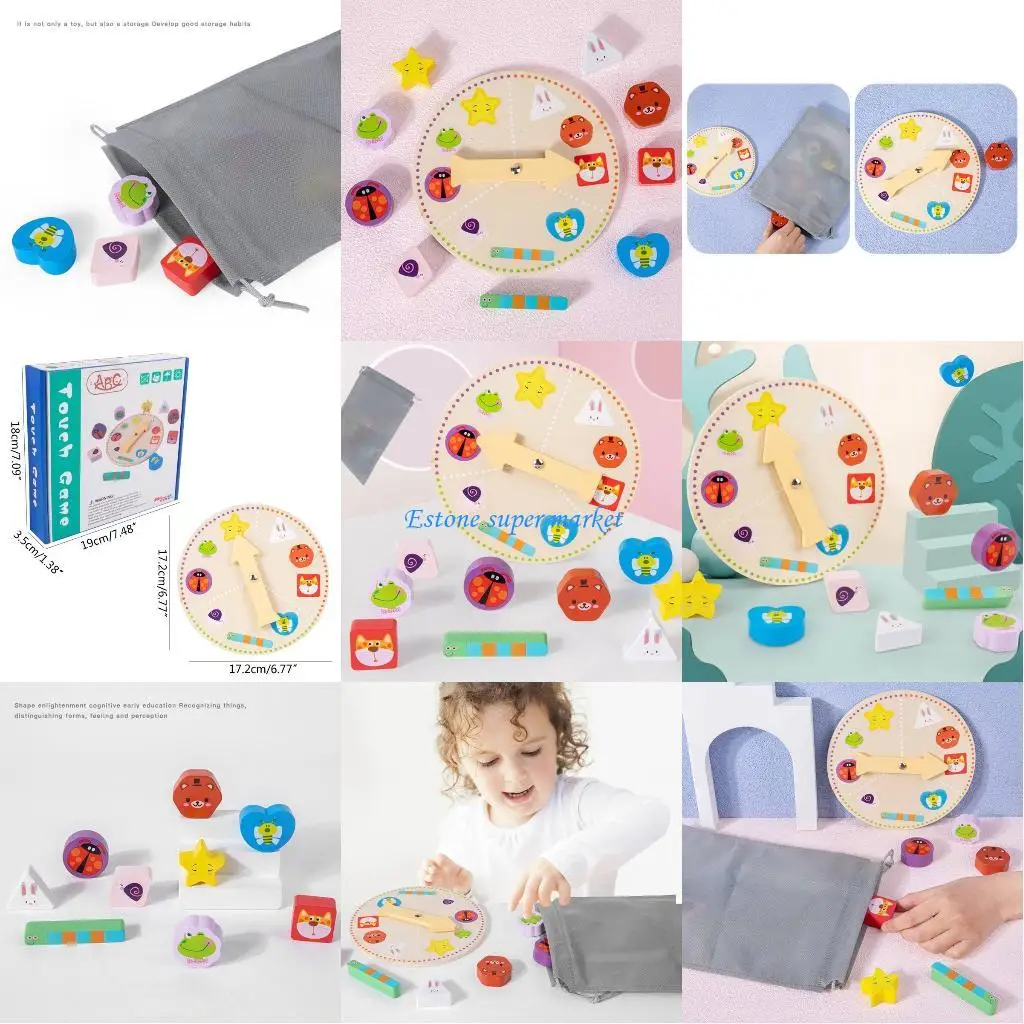 

090B Logical Thinking Interactive Sensory Game Shapes&Geometry Learning Gift