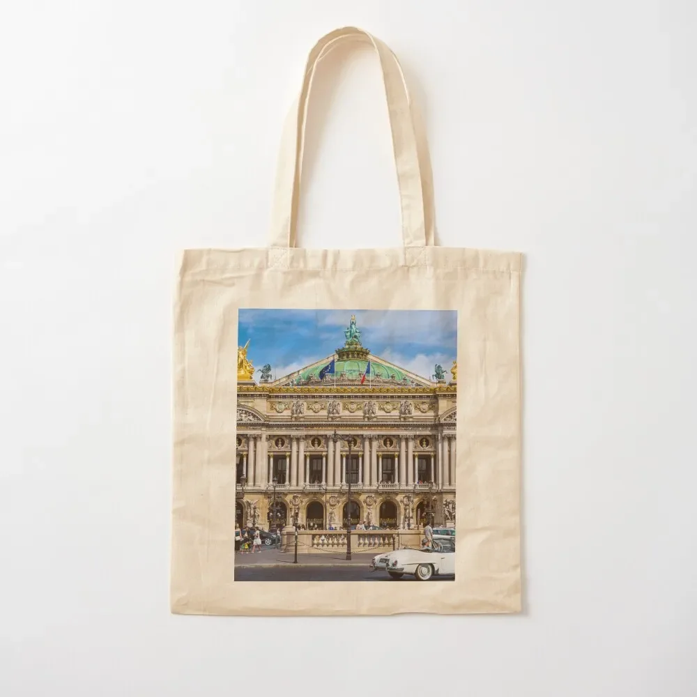 

France. Paris. Opera Garnier. Tote Bag eco bag folding Woman shopper bag foldable reusable tote