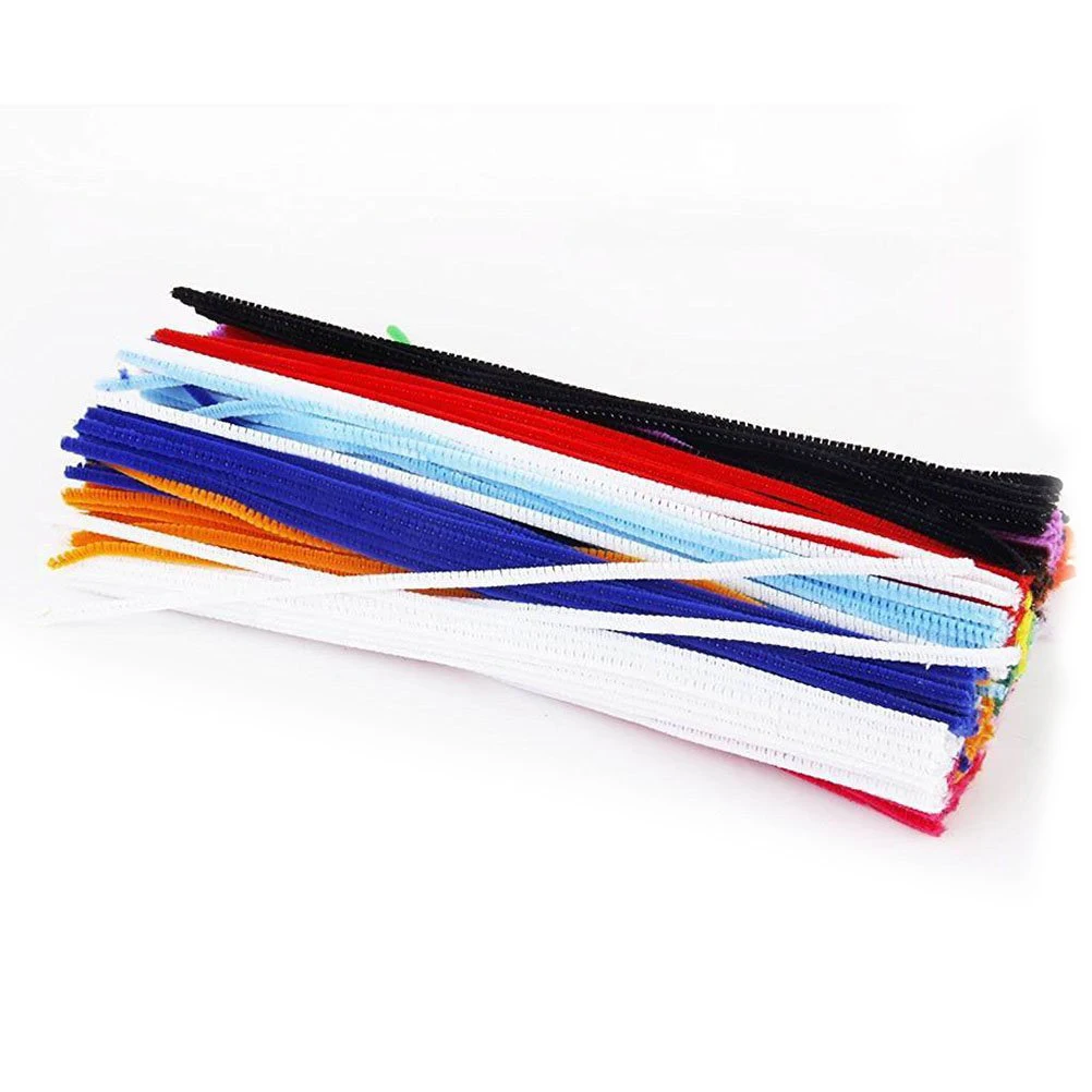 

300pcs Stick Shilly Stick Lightweight Colorful Twist Craft Kids Educational Manual Training Art Diy Materials Mixed Color