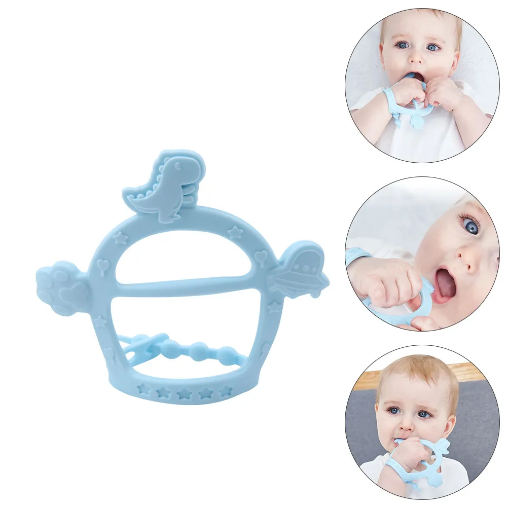 Anneau de dentition en silicone pour bébé, motif dessin animé, pour soulager les gencives, cadeau de naissance ou de fête prénatale, jouet de dentition pour nourrisson
