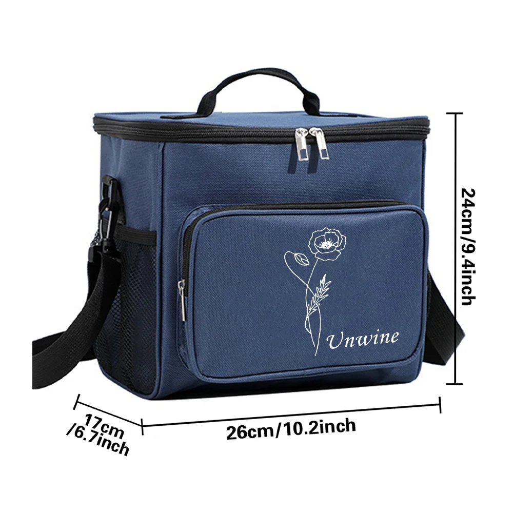 اسم مخصص واحد الكتف حقيبة الغداء صندوق غداء المدرسة العملي نزهة الغذاء الحقيبة أكياس مقبض بسيط سميكة مقبض حزمة #2