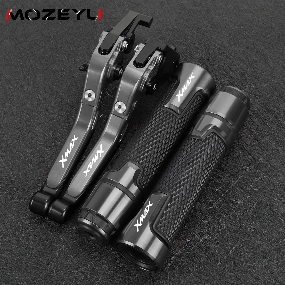 

Brake Clutch Levers Handlebar Grip Handles bar Hand Grips FOR YAMAHA Scooters XMAX250 125 X MAX 400 X-MAX 200 250 400 2021-2023