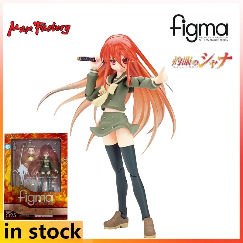 Max Factory Oryginalna Figurka Figma Gotowa do Montażu z Ruchomymi Stawami Shakugan No Shana Anime Figurka Akcji Model Zabawka Kolekcjonerska Prezent dla Chłopców