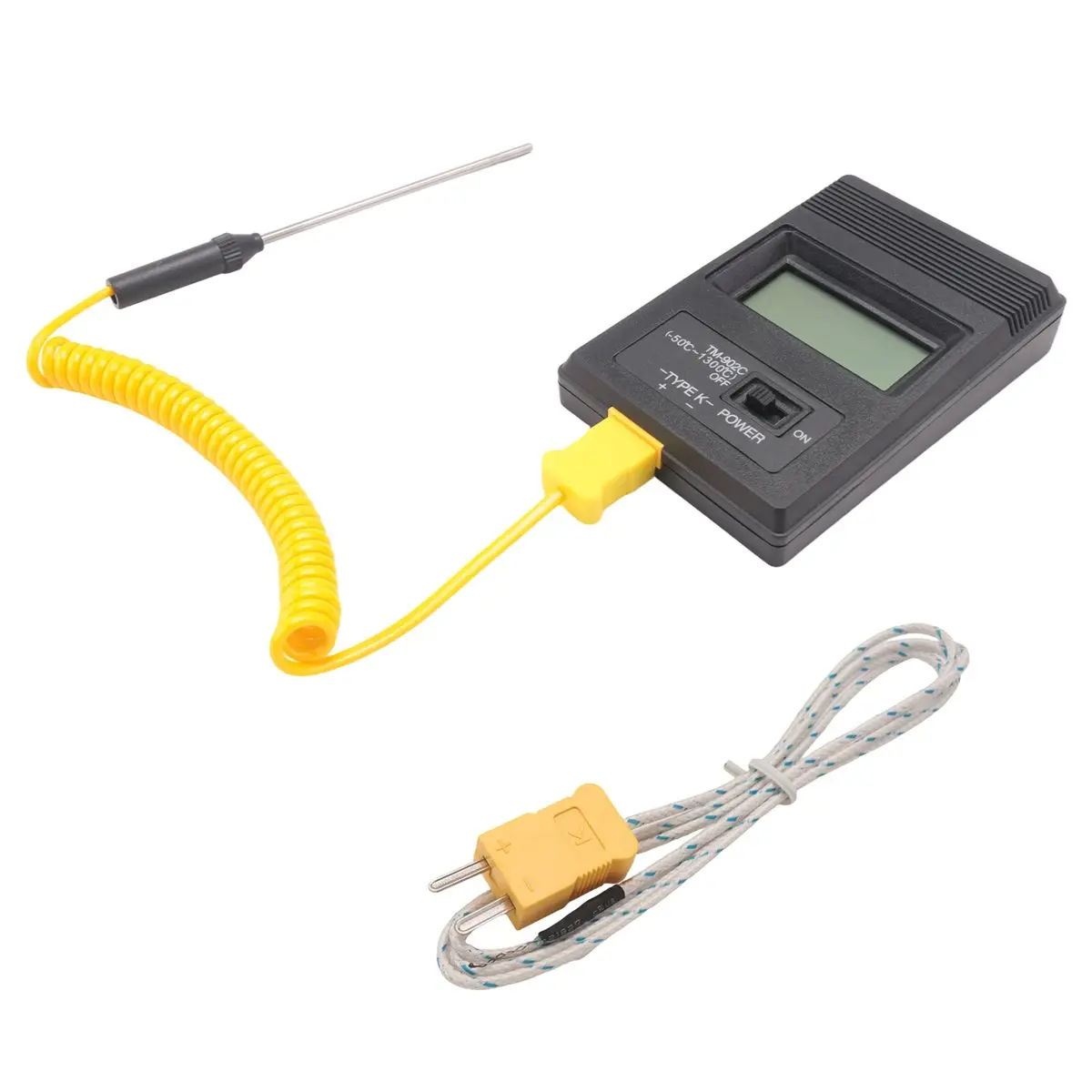 A47UNEW TM-902C(-50 Celsius to 750 Celsius) Temperature Meter TM902C Digital K Type Thermometer Sensor + Thermocouple Pr