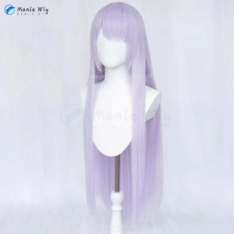 

qq681Anime COS Darling Marin Kitagawa Cosplay Wig Light Purple Long Straight Heat Resistant Synthetic Hair